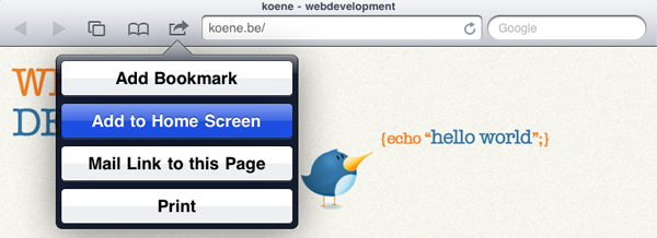 Home Screen icon ipad Tagz